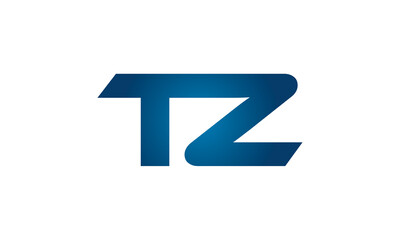 TZ linked letters logo icon