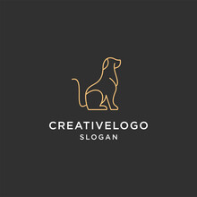 Dog Logo Icon Design Template 