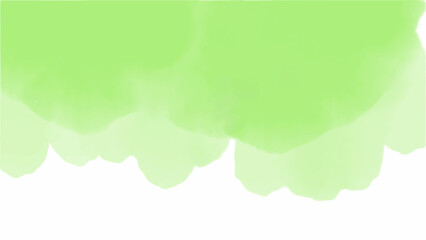 Green watercolor background for your design, watercolor background concept, vector.