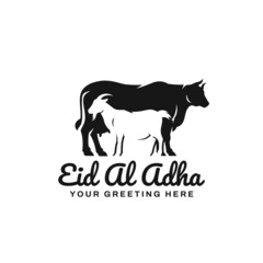 Wall Mural - Eid al adha logo