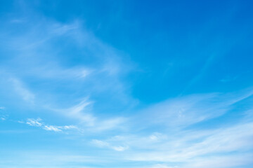 Wall Mural - blue sky with white clouds.