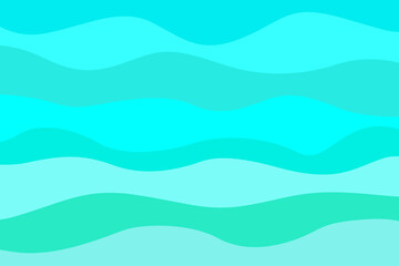  Abstract nautical wallpaper of the surface. Wavy sea background. Pattern with lines and waves. Multicolored texture. Decorative style. Doodle for design