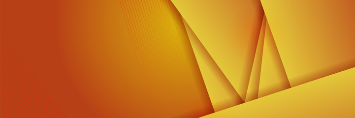 Orange abstract banner background