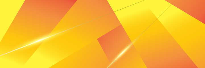 Orange abstract banner background