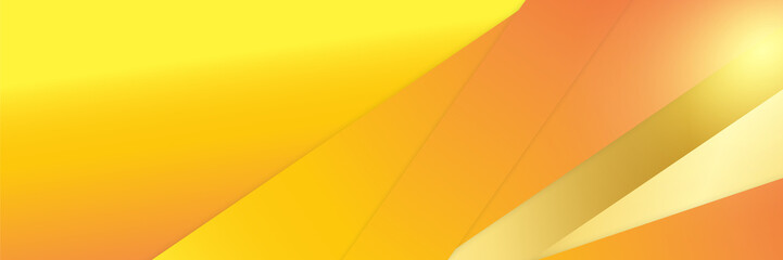 Orange abstract banner background
