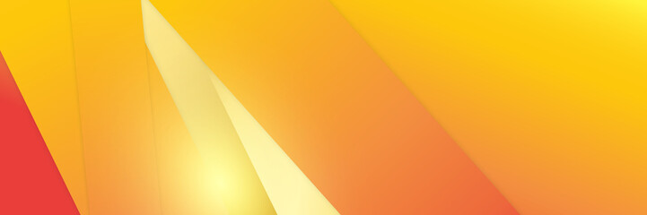 Orange abstract banner background