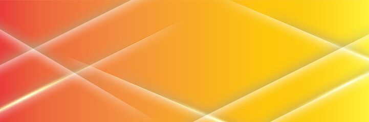 Orange abstract banner background