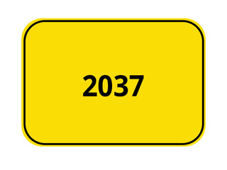 Ortseingangsschild - 2037