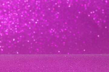 Wall Mural - pink rose bokeh,circle abstract light background,pink gold shining lights, sparkling glittering vale