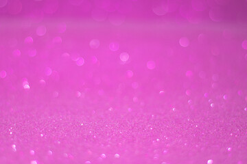 Wall Mural - pink rose bokeh,circle abstract light background,pink gold shining lights, sparkling glittering vale