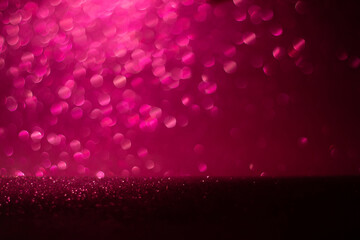 Wall Mural - defocused abstract red lights background