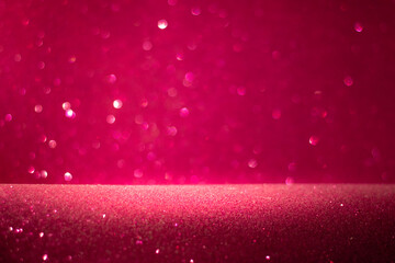 Wall Mural - defocused abstract red lights background