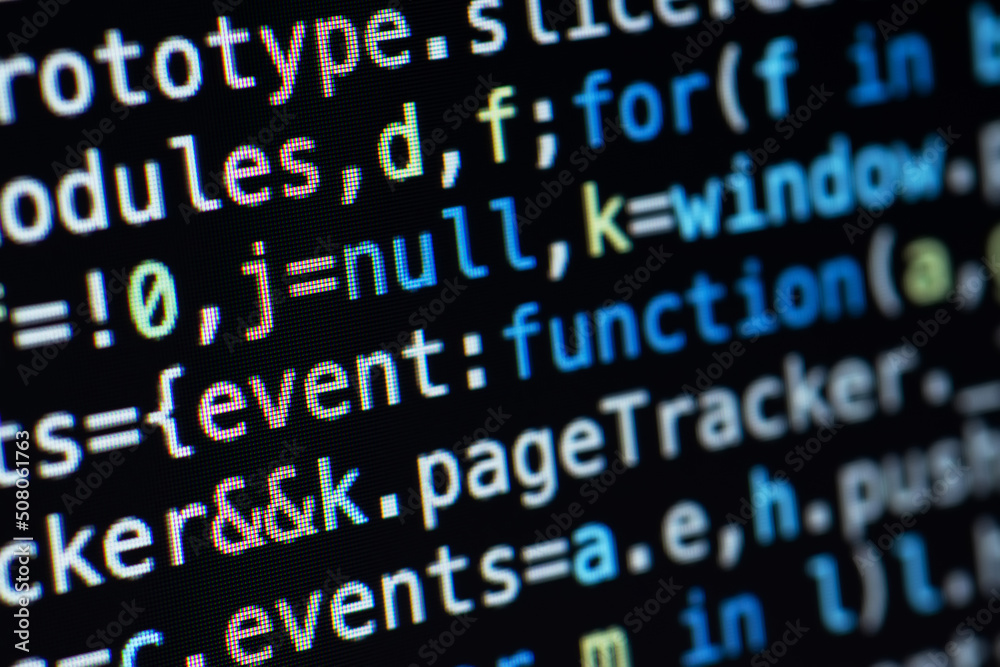 Javascript lines of code into a library for website application. Script ...