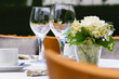 © Igor - Wine glasses at the event. Party in nature.