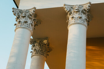 detail of columns