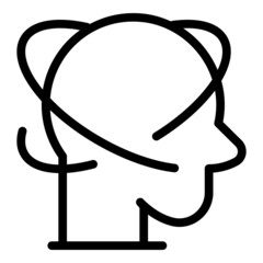 Wall Mural - Mind balance icon outline vector. Health people. Mental benefits