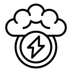 Poster - Skill up brainstorming icon outline vector. Training level. Goal career