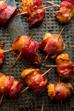Bacon Wrapped Tater Tots With Cheese