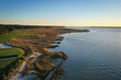 Aerial View of golf course at Harbour Town  on Hilton Head Island South Carolina