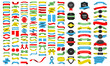 	
Beautiful Ribbons, Tags and Bows Collection Set Vector Design Eps 10	
