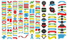 	
Beautiful Ribbons, Tags And Bows Collection Set Vector Design Eps 10	
