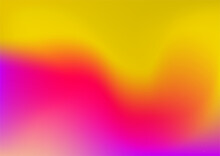 Abstract Blurred Gradient Background In Bright Colors
