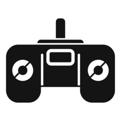 Poster - Joystick control icon simple vector. Data center