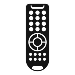 Poster - Air conditioner remote control icon simple vector. Business center
