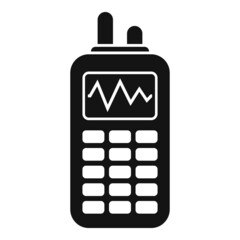 Poster - Walkie talkie icon simple vector. Business control