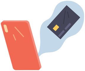 Aufkleber - online banking application in smartphone. program for virtual payment and operations with money. pho