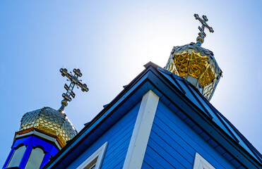 Wall Mural - Built at the beginning of the 19th century, the Orthodox Church of St. Dmitri Solunski in the village of Parcewo in Podlasie, Poland.