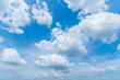 © Thinapob - beautiful airatmosphere bright blue sky background abstract clear texture with white clouds.
