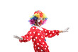 © Ljupco Smokovski - Funny cheerful clown gesturing with hands