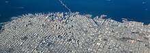 	
Aerial View Of San Francisco On The Bay, California - USA	
