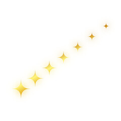 Wall Mural - glowing stars sparkle glitter