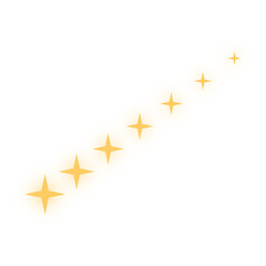 Wall Mural - glowing stars sparkle glitter