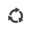 Circular arrows vector icon