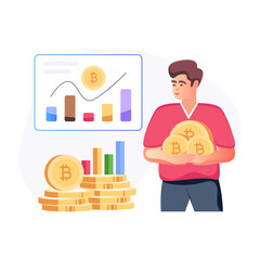 Sticker - Bitcoin Increase