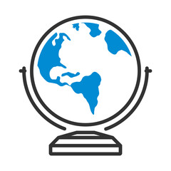 Sticker - Globe Icon