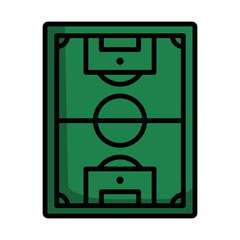 Sticker - Icon Of Football Field