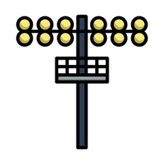 Sticker - Icon Of Football Light Mast