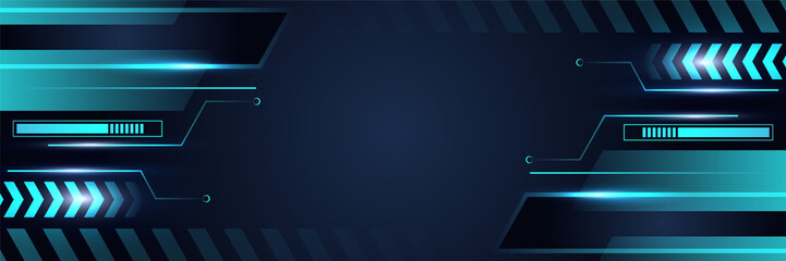 Abstract technology concept. Circuit board, high computer color background. Vector illustration