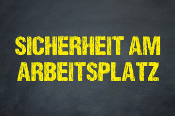 Canvas Print - Sicherheit am Arbeitsplatz