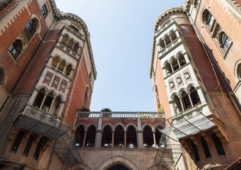 Exterior shot of Church of St. Anthony of Padua at Beyoglu, Istanbul, Turkey