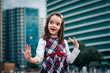 © gmstockstudio - Little girl having fun outdoors