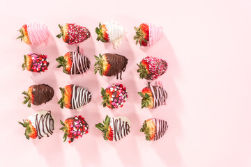 Sticker - Chocolate dipped strawberries