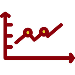 Sticker - Trend Chart Icon