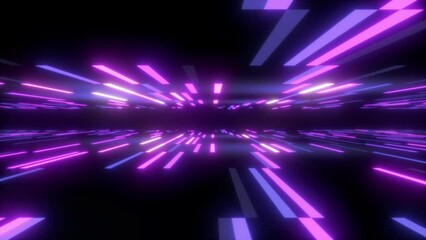 Poster - Cyber technology data space. Computer generated 3d render