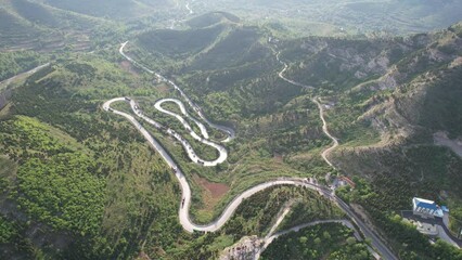 Poster - mountain road 