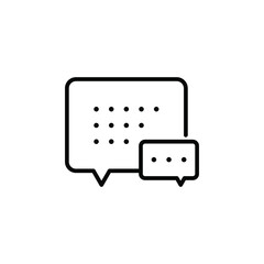 Wall Mural - Communication isolated icon design template